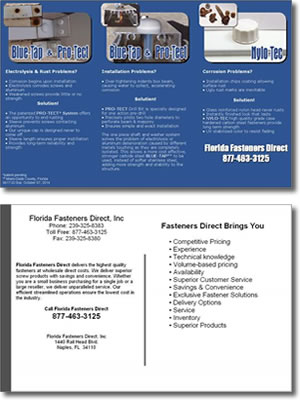 oversize postcard size
