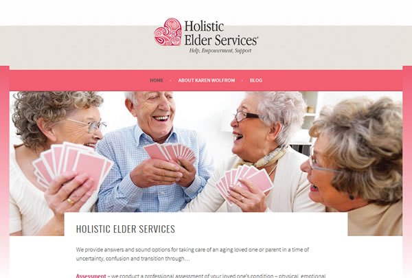 Holistic Elder Services Geriatric Care Management specializes in assisting older people and their families with long-term care arrangements to save families time, anxiety and money. - design42 New Media Web Design - Complete Solutions, On time. On budget. 828-692-7270 We Accept All Major Credit Cards, Personal Checks & PayPal
Installment Plans Available