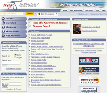 myflorida.com Website - by design42 New Media Web Design. Call (828) 692-7270. Find out what we can do for your business!