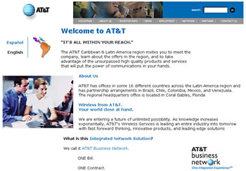 Before AT&T was Bellsouth, Carla worked for Randstadt on the prototype AT&T web site for Latin America. 