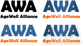 Logos for Agewell Alliance - by design42 New Media Web Design. Call (828) 692-7270. Find out what we can do for your business!