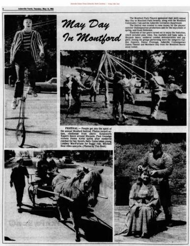 Montford Park Players 1985 "Paul Geoudge crowns Donna Kirby queen after medieval combat for her favors"