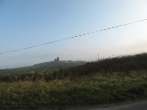 Ballinalacken Castle near the intersection of R477 and R479, near Lisdoonvarna, Fanore and Doolin in Killilagh parish, County Clare, Ireland. 