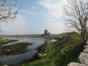 The name Dunguaire means Dun of King Guaire.  Dun means fort.  Guaire was the legendary king of Connacht. 