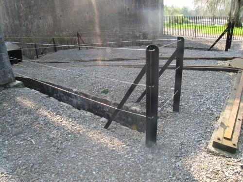 Birr Castle Telescope - Chains, counterweights and a rack and pinion in a circular arc allow the telescope to be adjusted with cranks and handles to view the heavens.