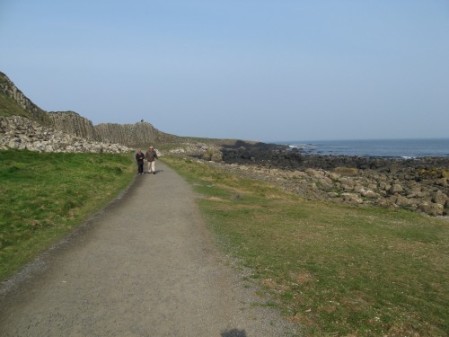 Trail back from Giant's Causeway