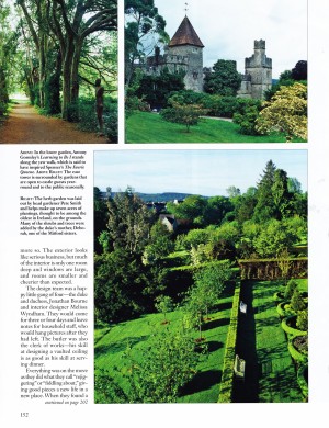 Yew Walk, East Tower Gardens and Herb Garden at Lismore Castle